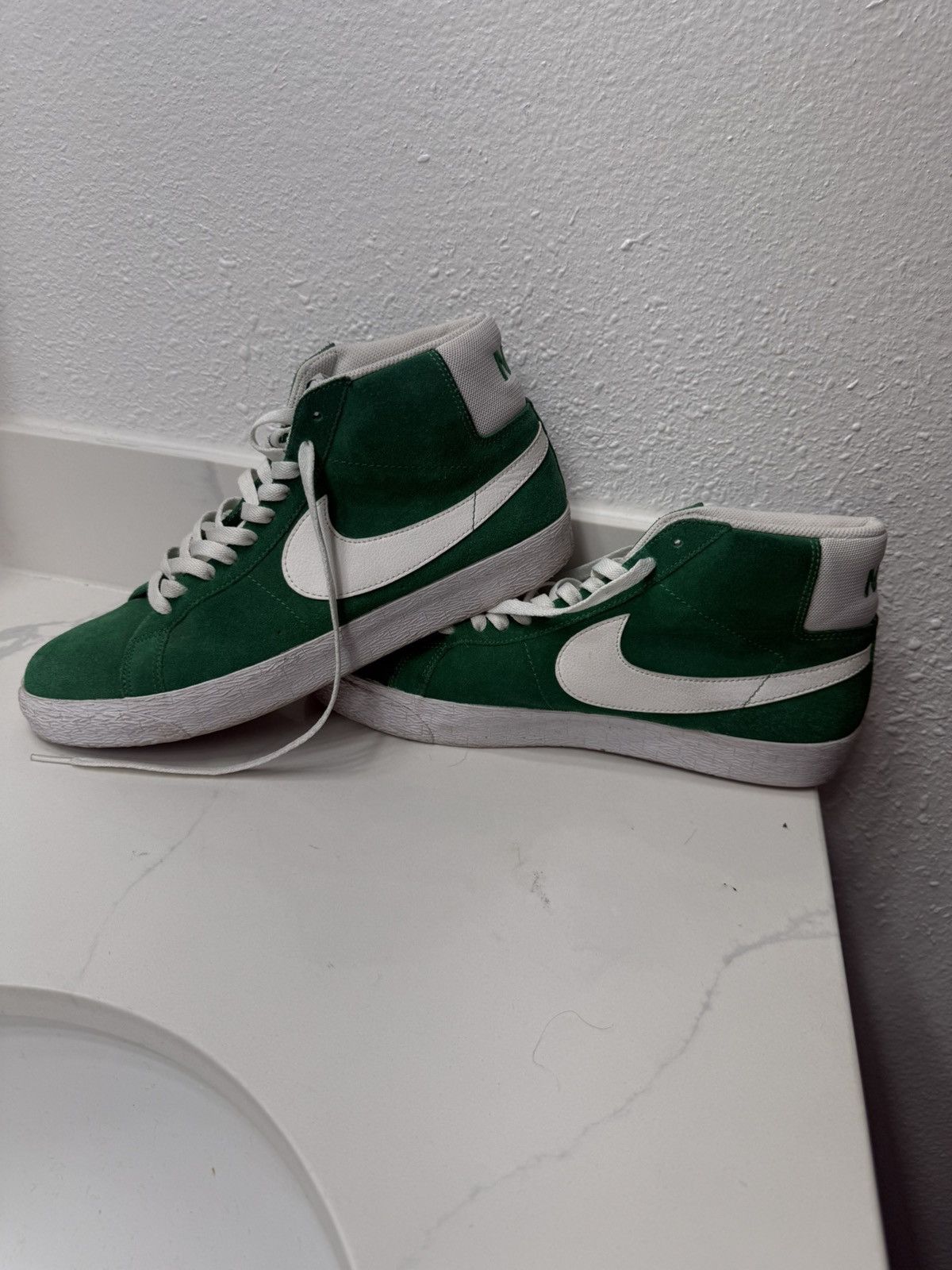 Nike Nike SB Blazer Mid Pine Green Size US 11.5 / EU 44-45 - 5 Thumbnail
