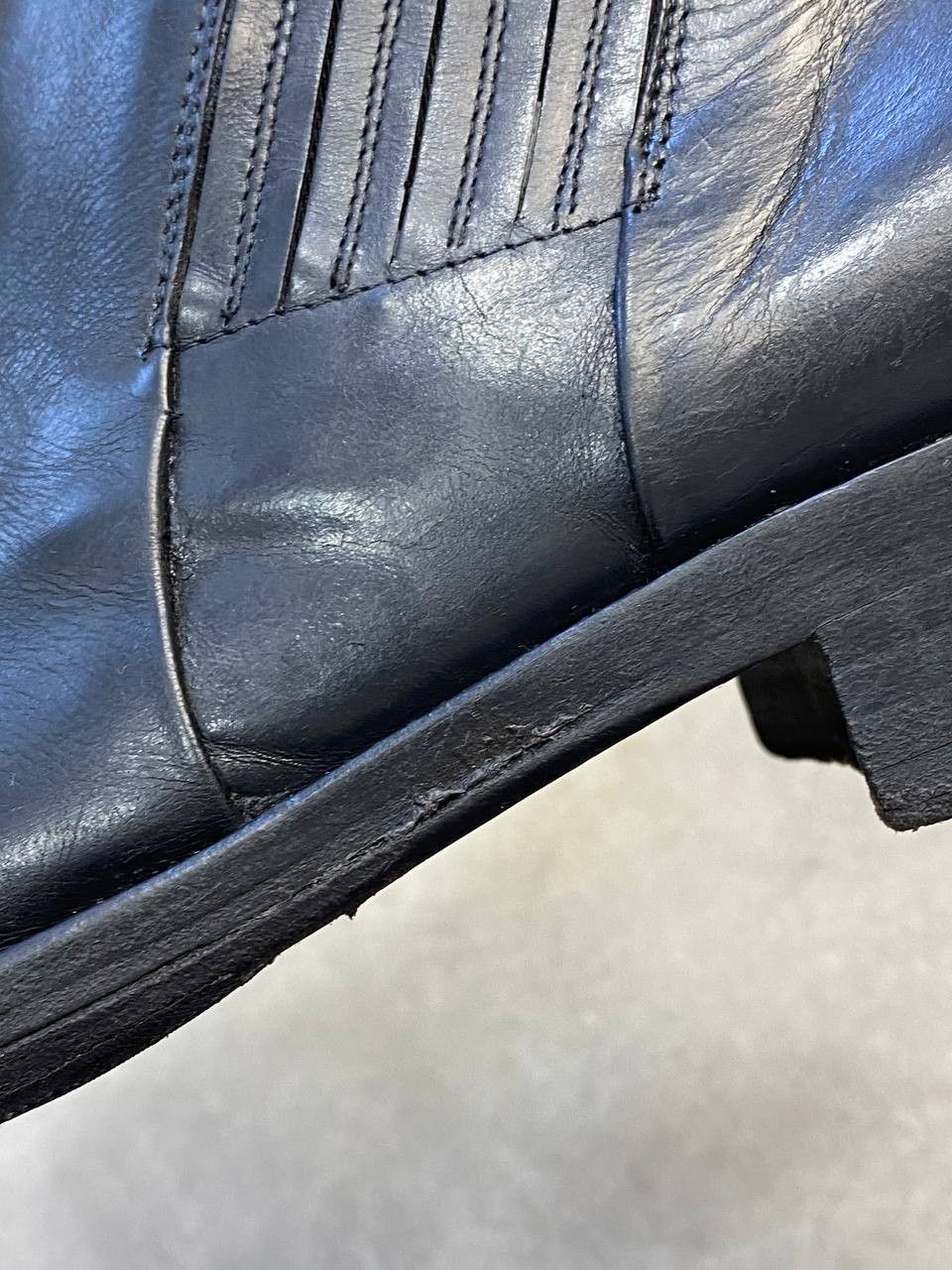 Paciotti Cesare Paciotti Leather Chelsea Ankle Square Toe Boots Size US 10 / EU 43 - 12 Thumbnail