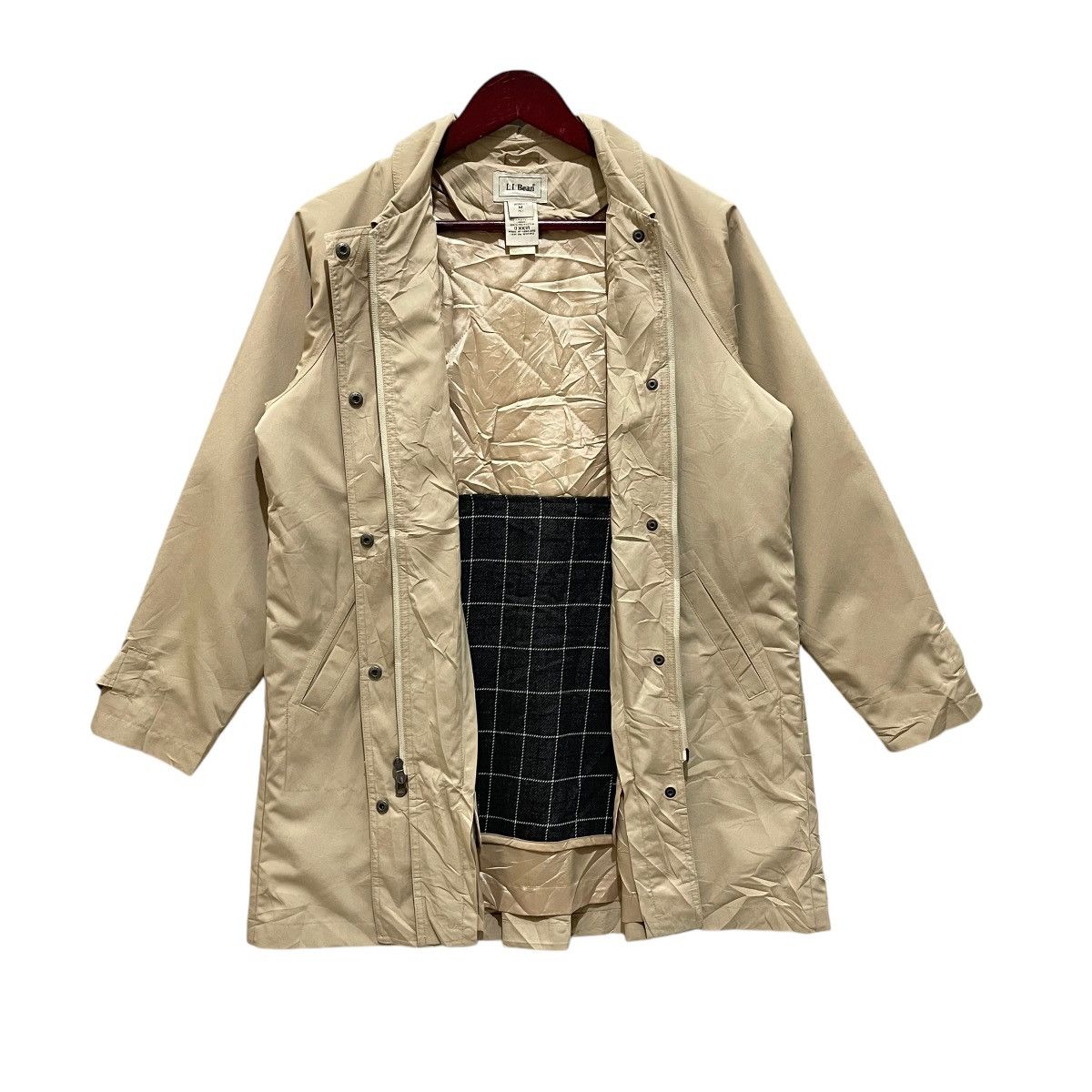 L.L. Bean × Vintage LL Bean Trench Coat Jacket Size M / US 6-8 / IT 42-44 - 2 Thumbnail