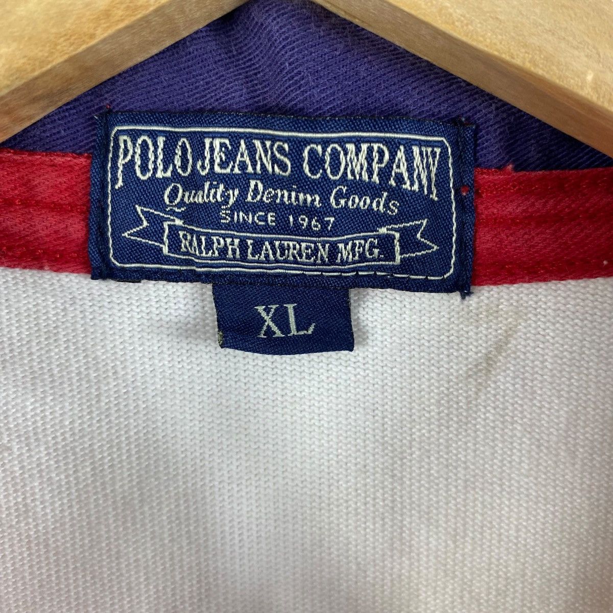Ralph Lauren × Vintage POLO JEANS COMPANY By Ralph Lauren Polo Shirt Extra Large Size US XL / EU 56 / 4 - 6 Thumbnail