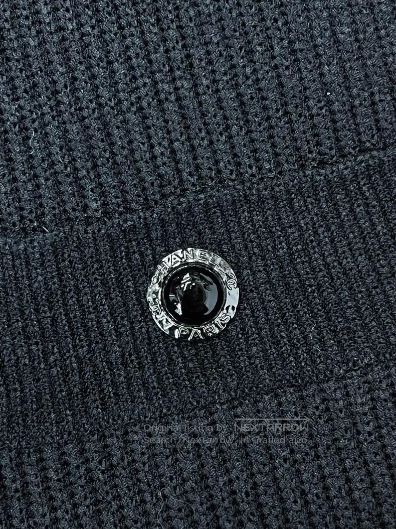 Chanel Chanel Black knitted dress Size XS / US 0-2 / IT 36-38 - 2 Thumbnail