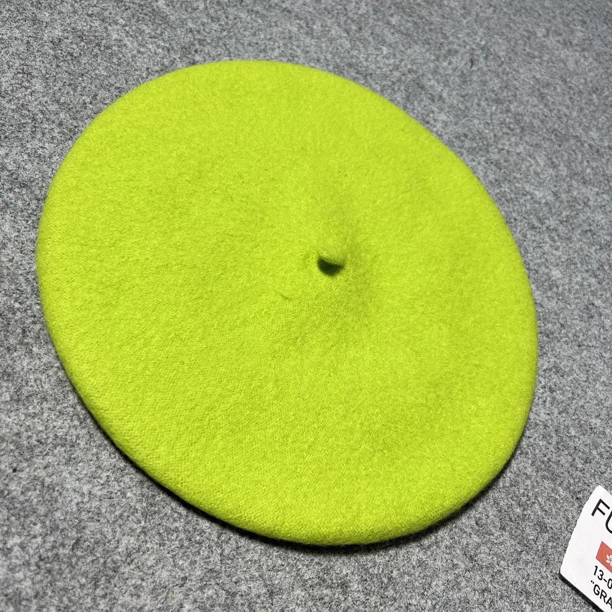 Vintage STUSSY BERET HAT ARREN FELT LIME - M/L Size ONE SIZE - 4 Thumbnail