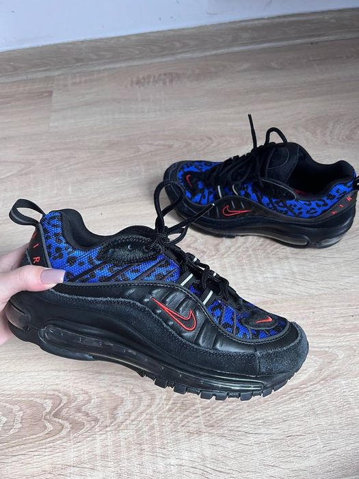 Wmns air max 95 black outlet black habanero red racer blue