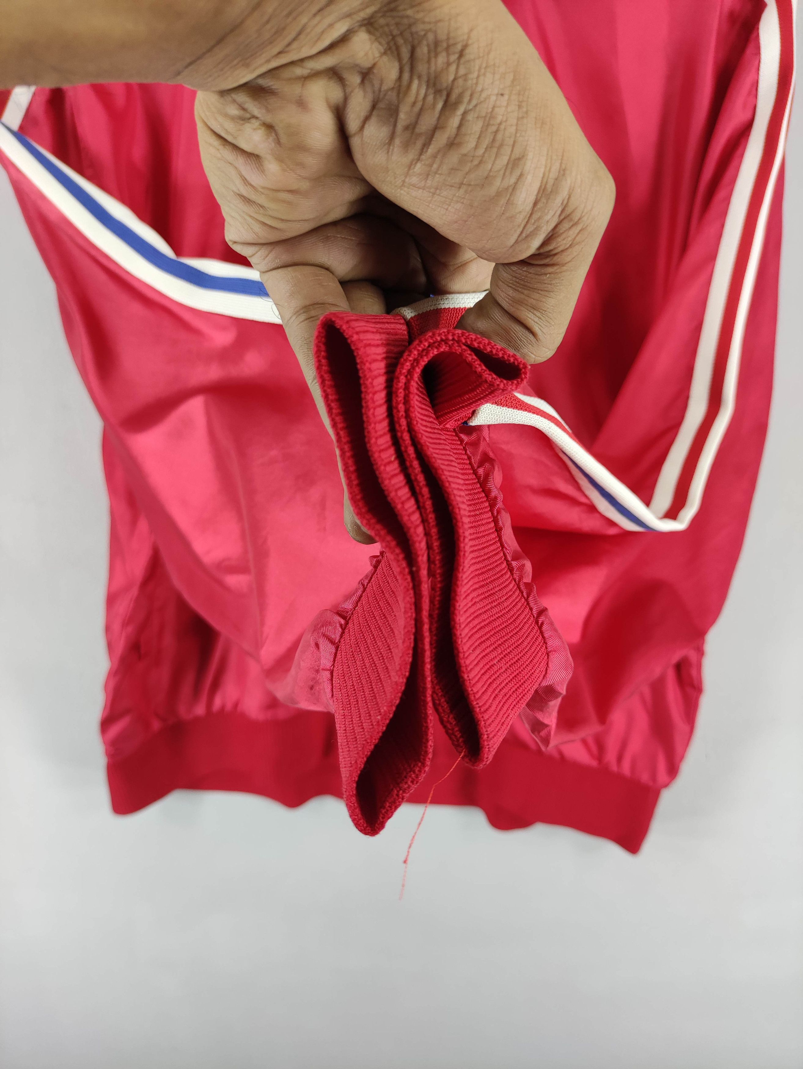 Adidas Vintage Adidas Jaspo Sweater Jacket Striped Zipper Hoodie Size US L / EU 52-54 / 3 - 6 Thumbnail
