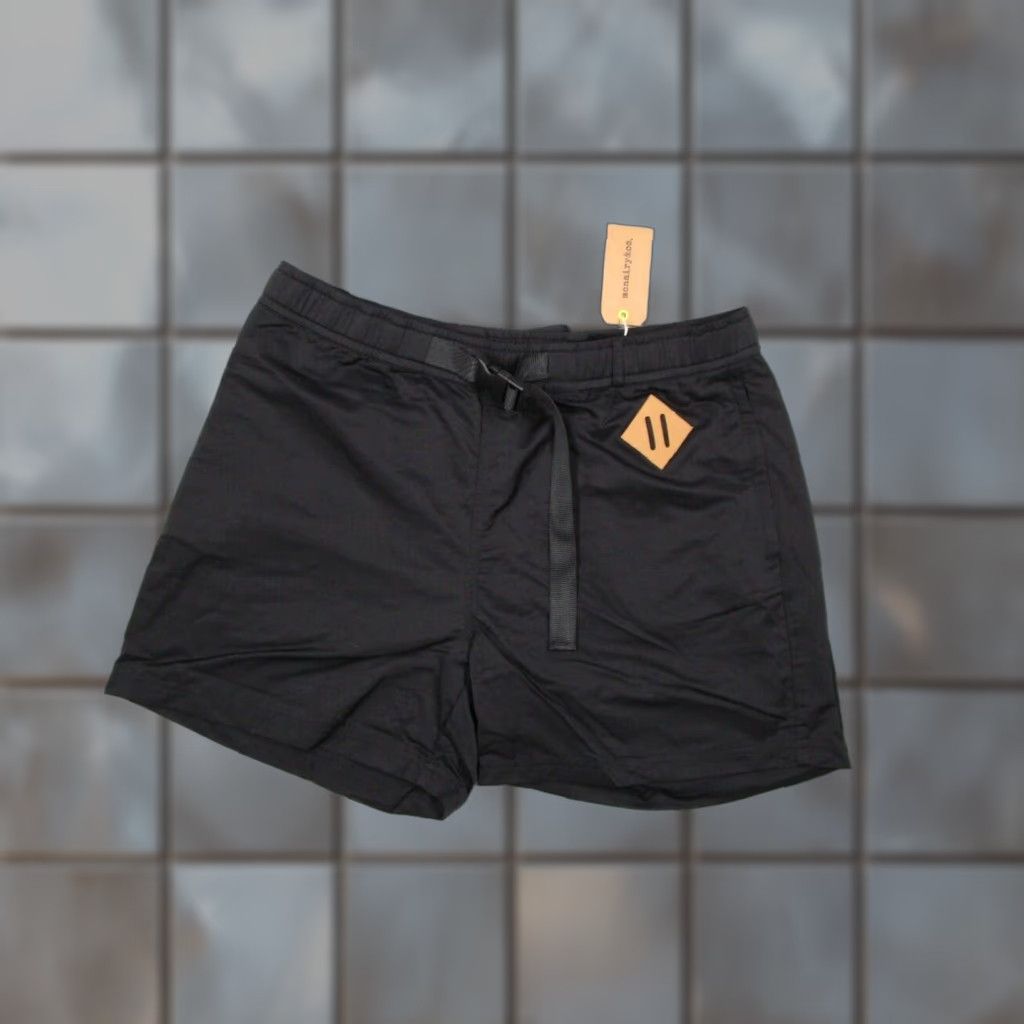 Mark McNairy VINTAGE Mark McNairy Co Shorts Mens Large Black Casual Chino 6" Inseam Belted Pockets Size US 33 - 1 Thumbnail