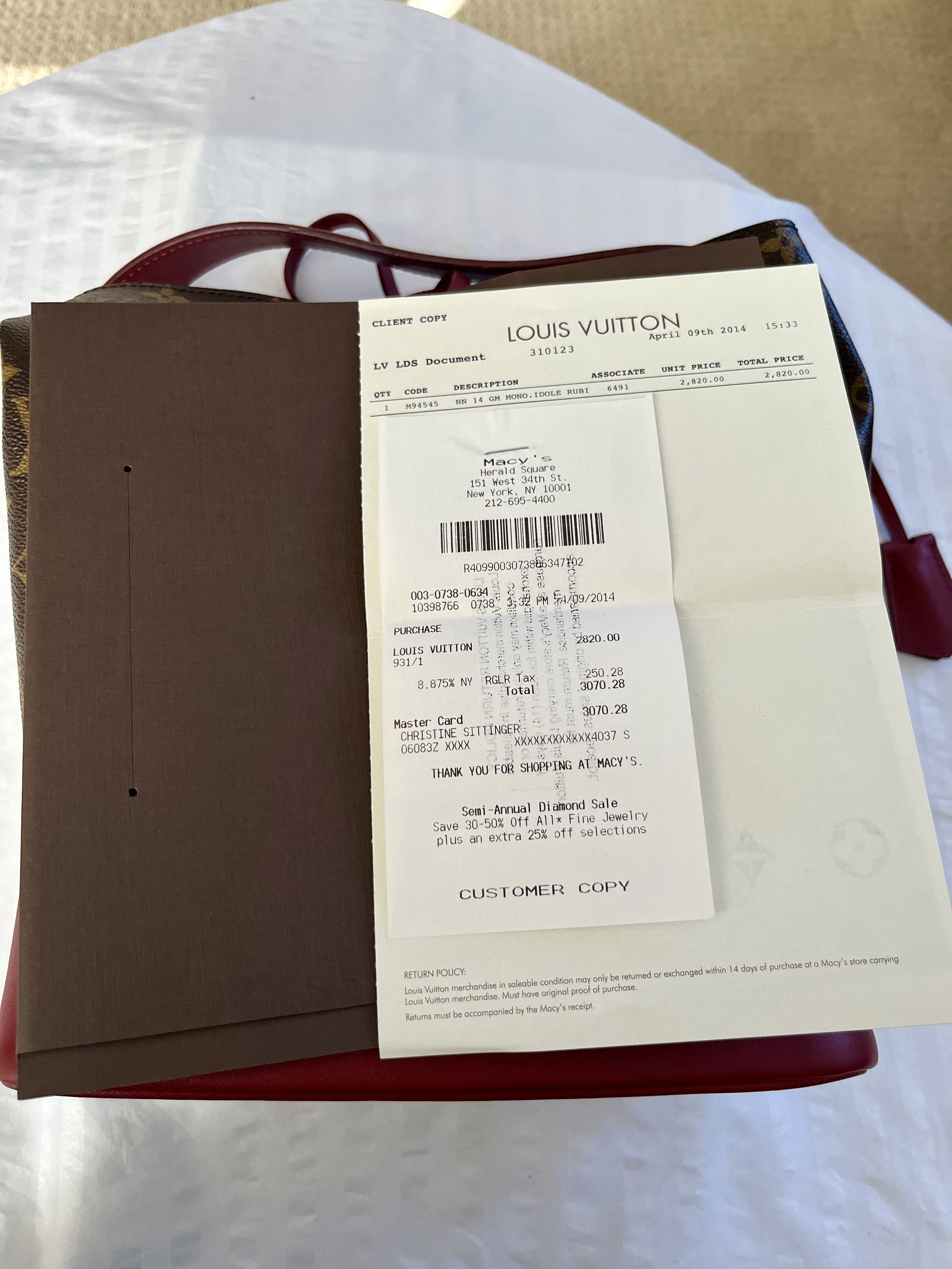 Louis Vuitton LV NN 14 GM Monogram Idole Ruby Marc Jacobs Final Collection Size ONE SIZE - 21 Thumbnail