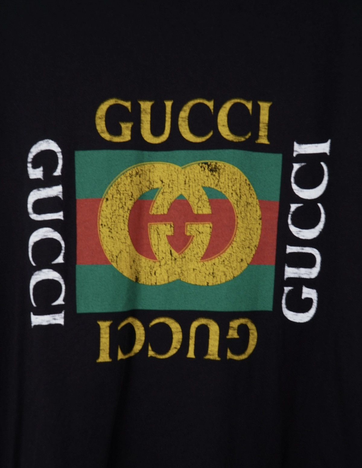 Gucci Gucci - Fake Logo Tee Size US M / EU 48-50 / 2 - 4 Thumbnail