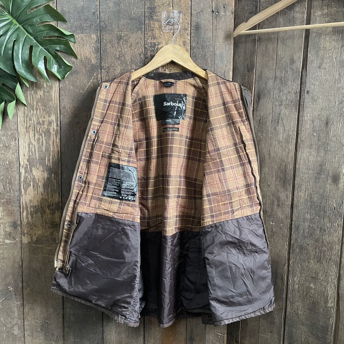 Barbour × Vintage Vintage Barbour Waxed Jacket Size US S / EU 44-46 / 1 - 3 Thumbnail