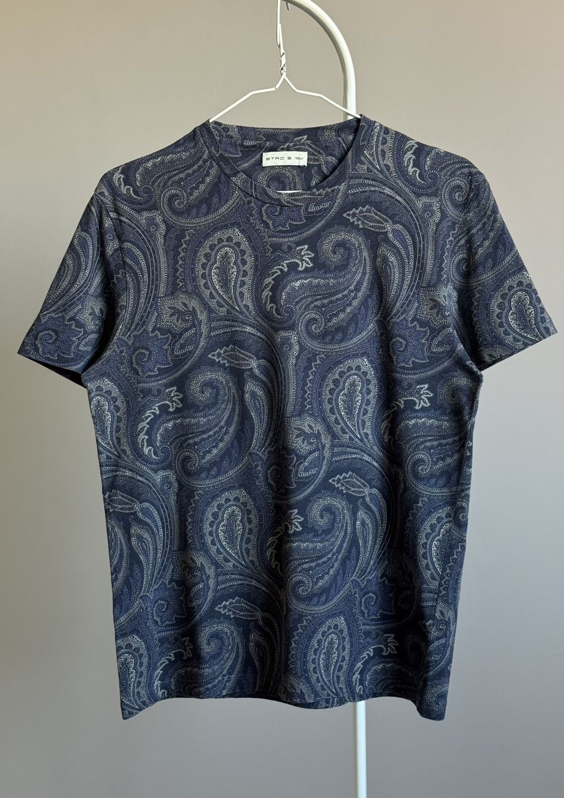 Etro Etro Floral Paisley Grey T-shirt Italy Size US S / EU 44-46 / 1 - 2 Thumbnail