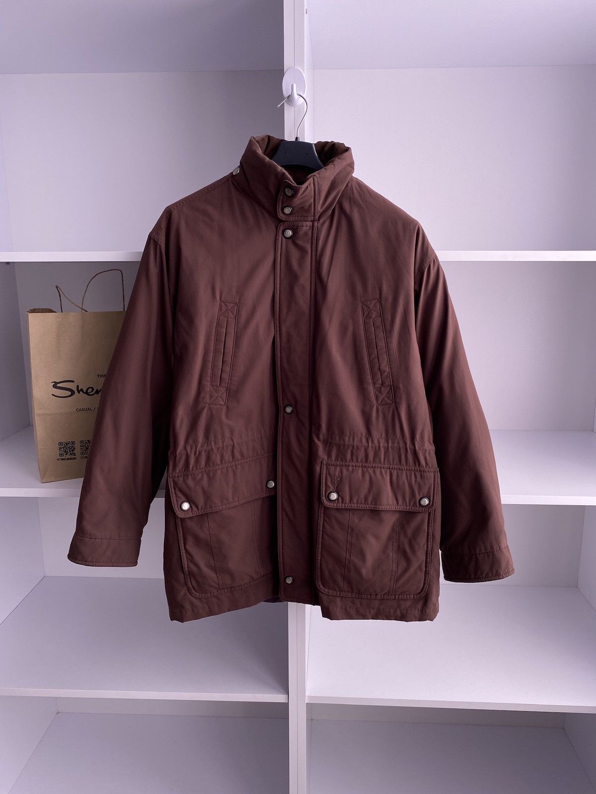 Vintage × Yves Saint Laurent Vintage Mens YVES SAINT LAURENT Bomber Jacket YSL Size US M / EU 48-50 / 2 - 1 Thumbnail