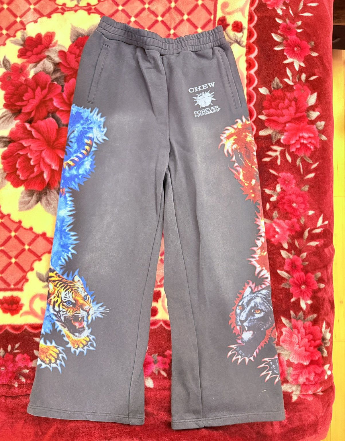 Chew Forever Chew Forever Feral Sweatpants Black Size L 🔥 Size US 34 / EU 50 - 1 Thumbnail