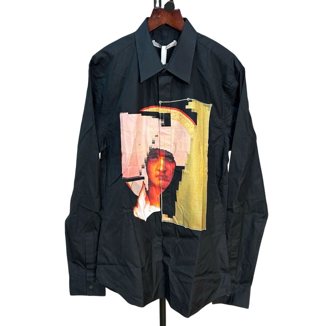 Givenchy Givenchy Mosaic Madonna Long Sleeve Shirt Size M Size US M / EU 48-50 / 2 - 1 Thumbnail