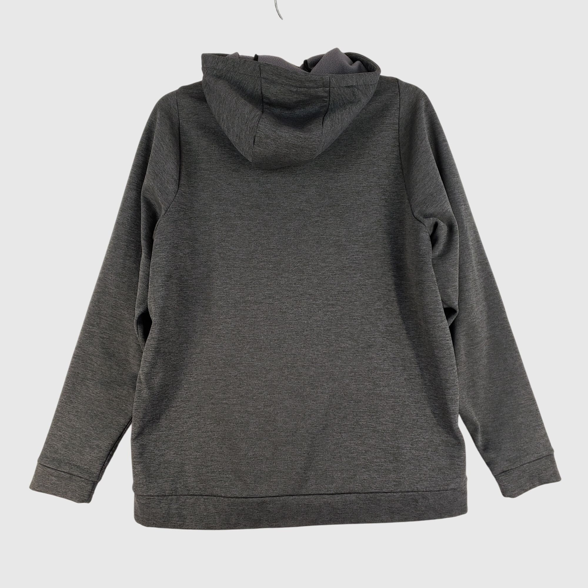 Nike Mens Nike Dri Fit Grey Hoodie Sweat Shirt Long Sleeve Size US XL / EU 56 / 4 - 2 Thumbnail