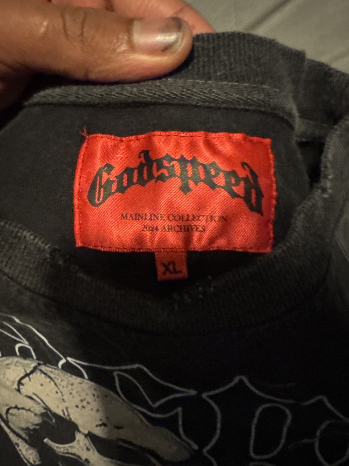 Godspeed GODSPEED VALENTINE L/S TEE WASHED GREY Size US XL / EU 56 / 4 - 3 Thumbnail