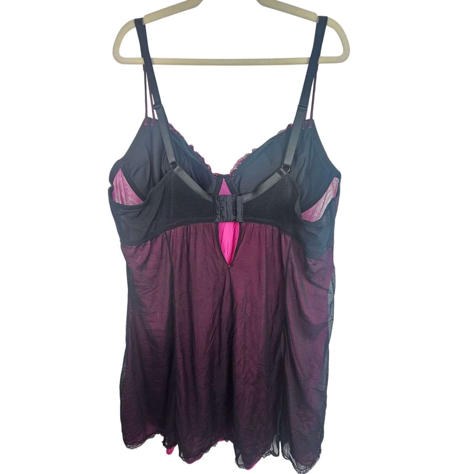 Torrid Torrid Babydoll Lingerie 3X Underwire Lace Chemise Boudoir Size 3XL / US 20-22 - 5 Thumbnail
