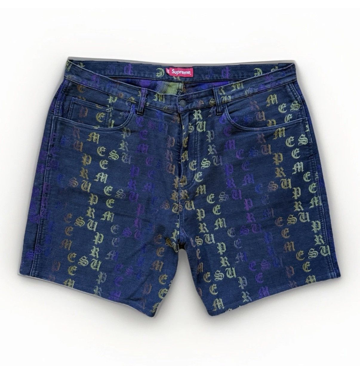 Nike × Supreme Supreme Nike Denim Short Black BNWT | Grailed