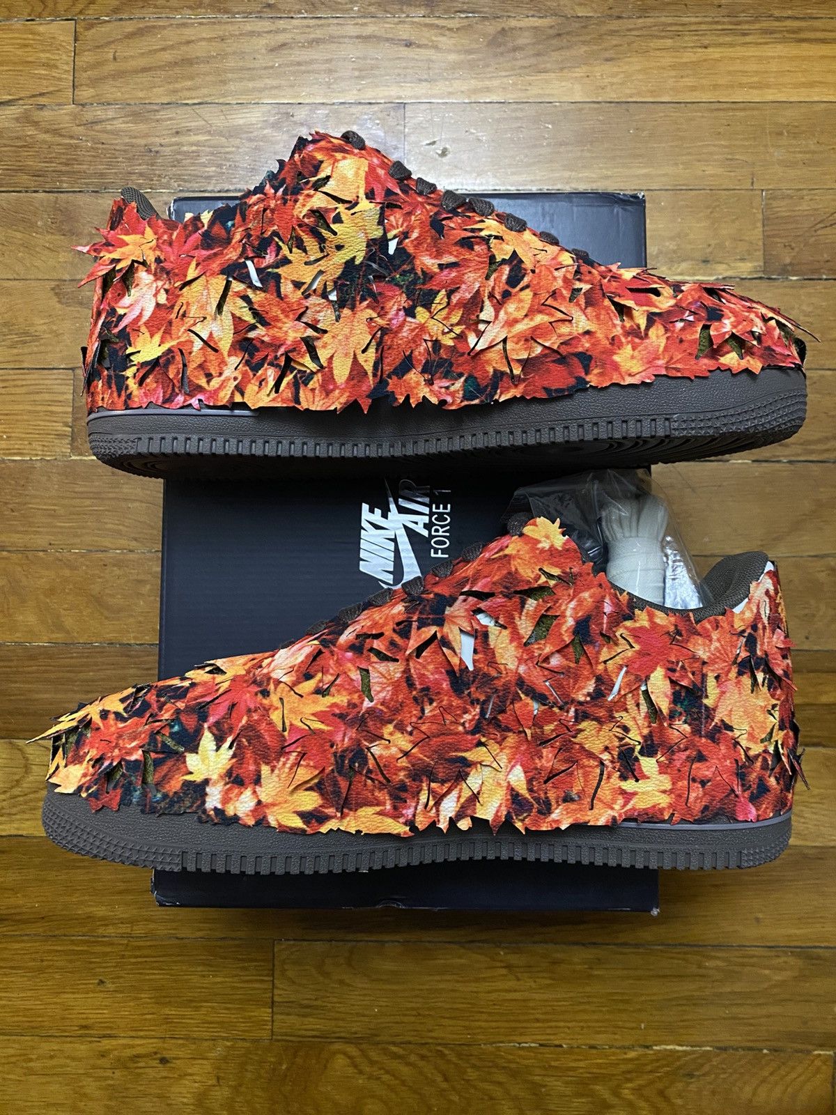Nike Size 9 - Air Force 1 ‘07 LX Leaf Camo Olive Flak Men’s Size US 9 / EU 42 - 3 Thumbnail