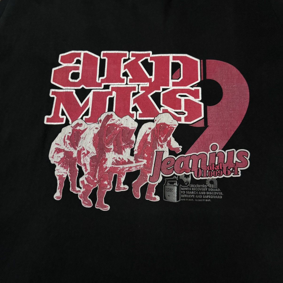 Akademiks Y2K Akademiks Black and Red T Shirt Size US XXL / EU 58 / 5 - 2 Thumbnail