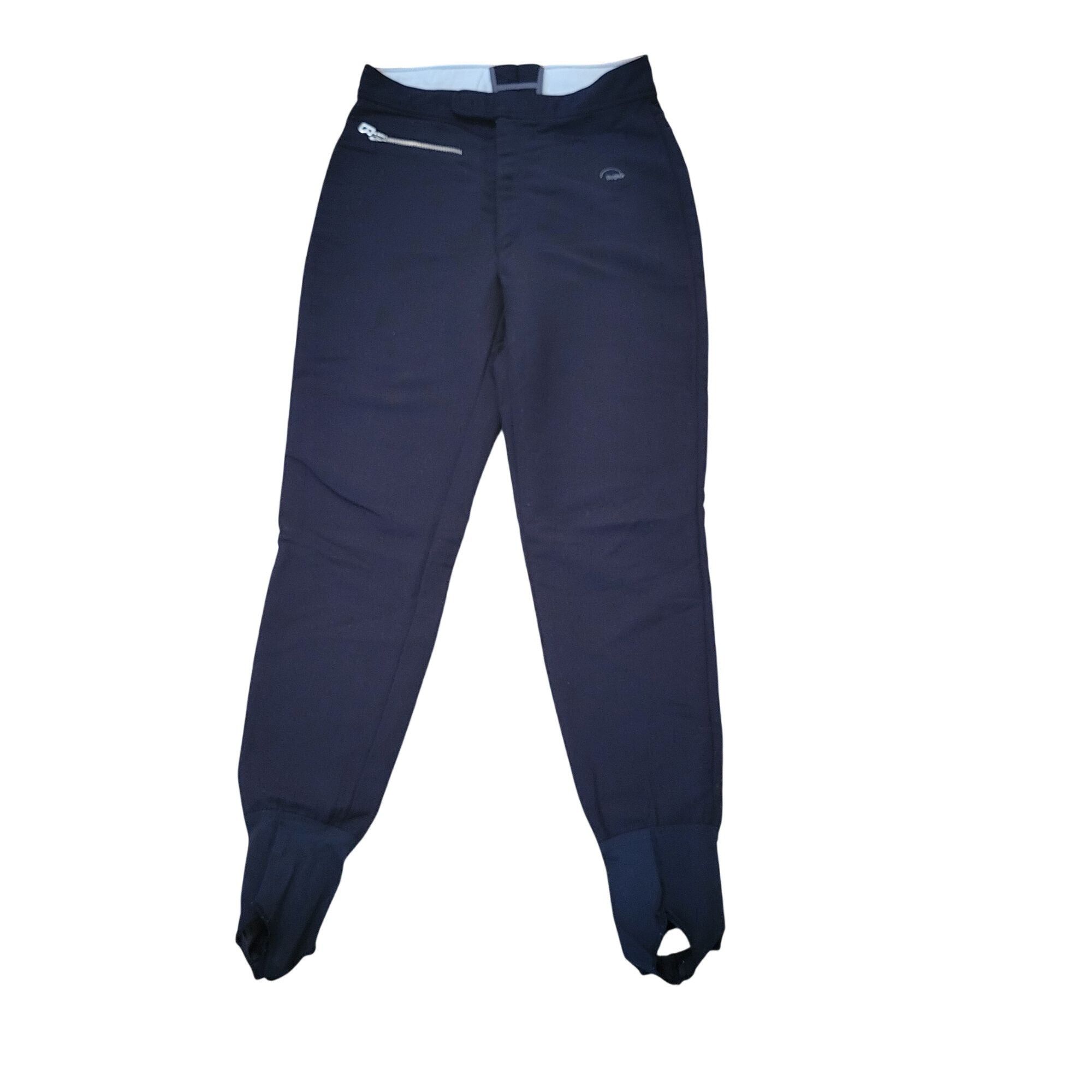 Bogner Vintage Bogner Black Ski Snow Pants Stirrups Snowboarding US Size 34" / US 12 / IT 48 - 1 Thumbnail