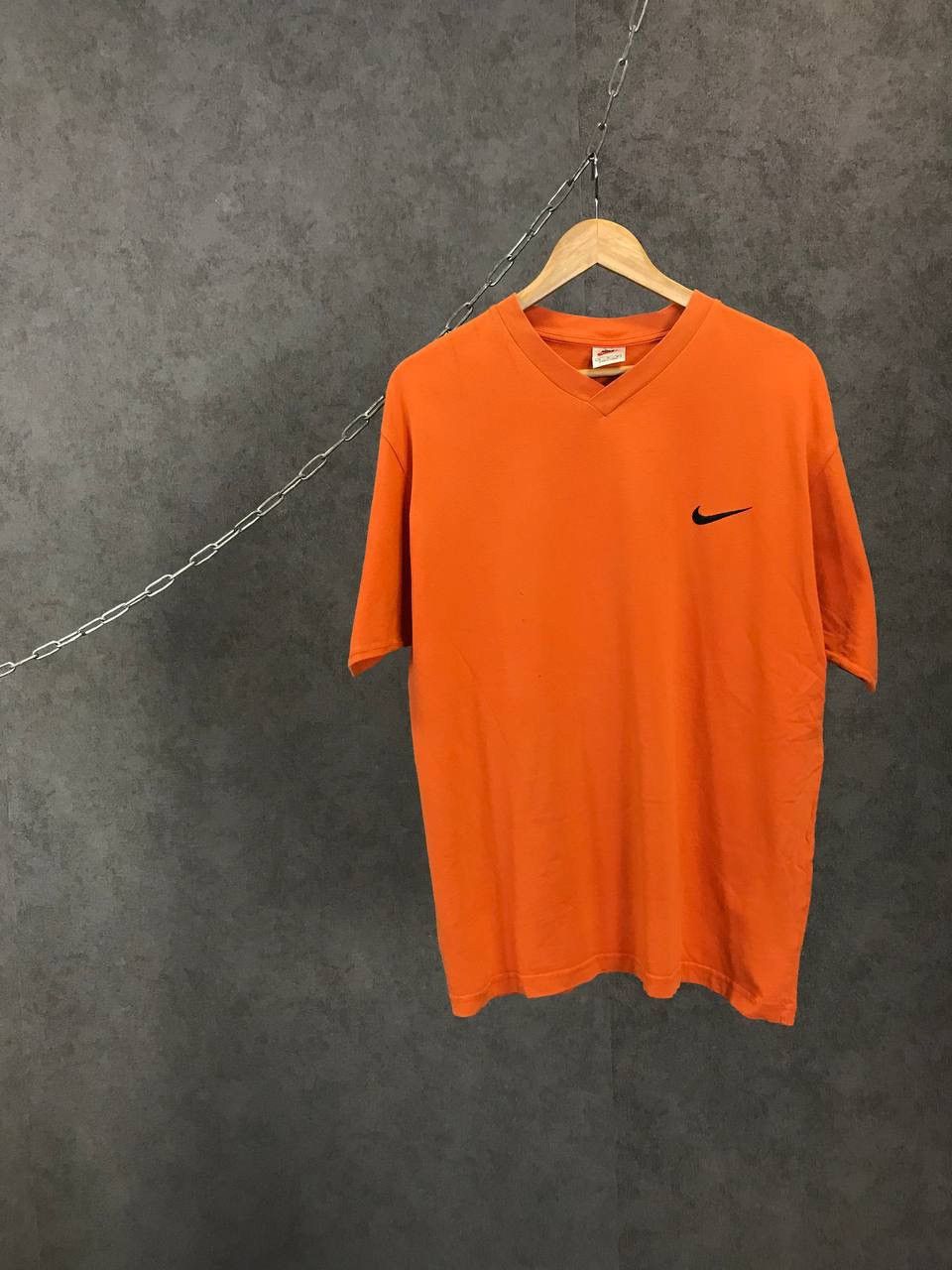 Nike × Vintage Nike swoosh streetwear vintage tee Size US L / EU 52-54 / 3 - 1 Thumbnail