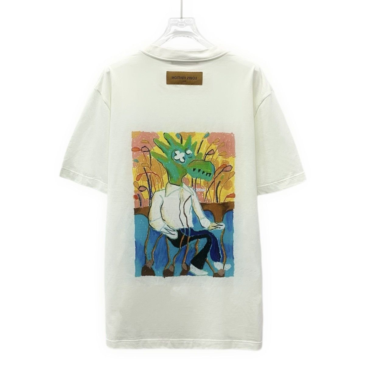 Louis Vuitton White Short-Sleeve Graphic T-Shirt Size US L / EU 52-54 / 3 - 2 Thumbnail