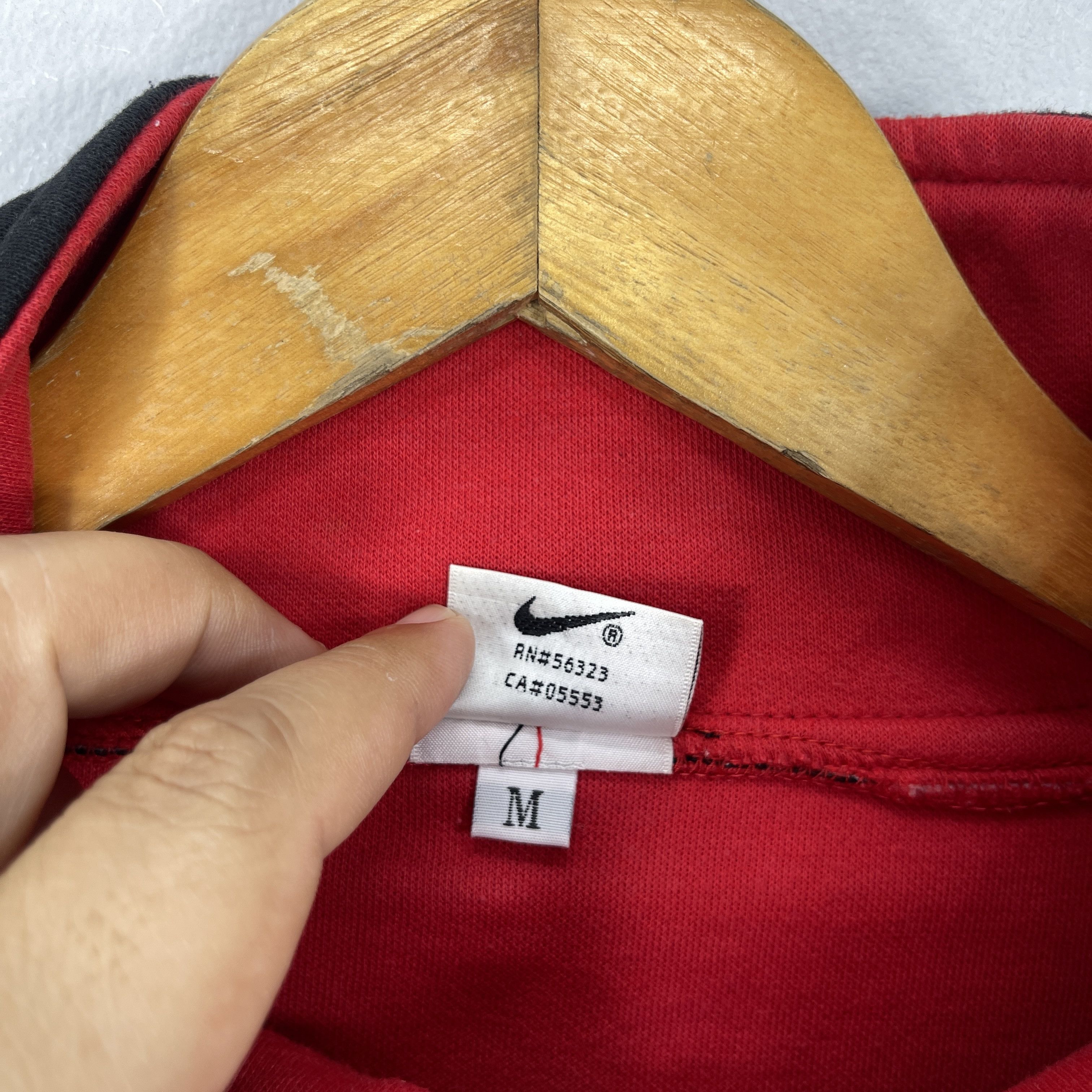 Nike Vintage 90's NIKE Swoosh Sport Usa Half Zipper Sweatshirt Size US M / EU 48-50 / 2 - 6 Thumbnail