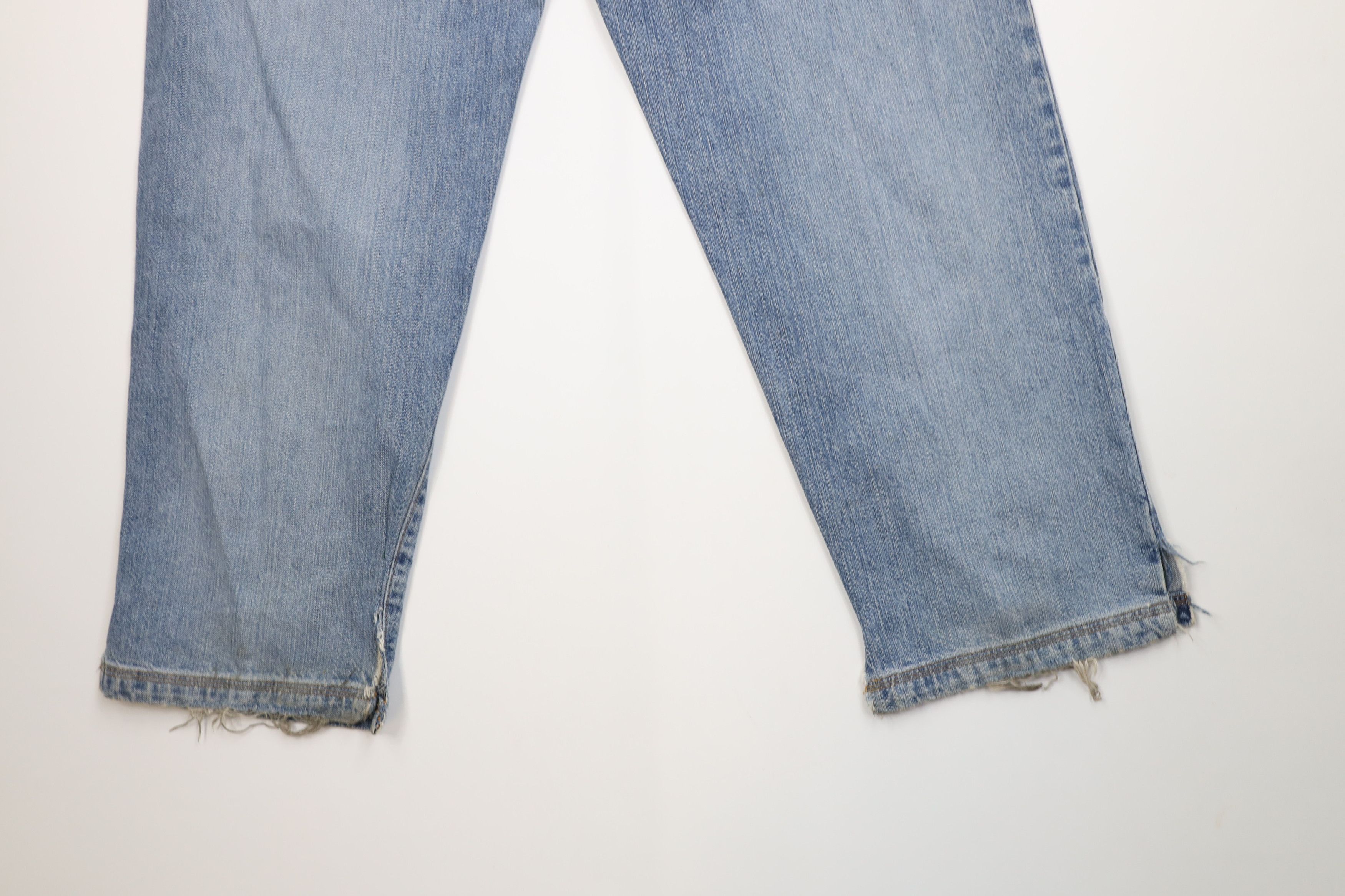Guess Vintage 90s Guess Baggy Fit Wide Leg Denim Jeans Blue Size US 38 / EU 54 - 14 Thumbnail