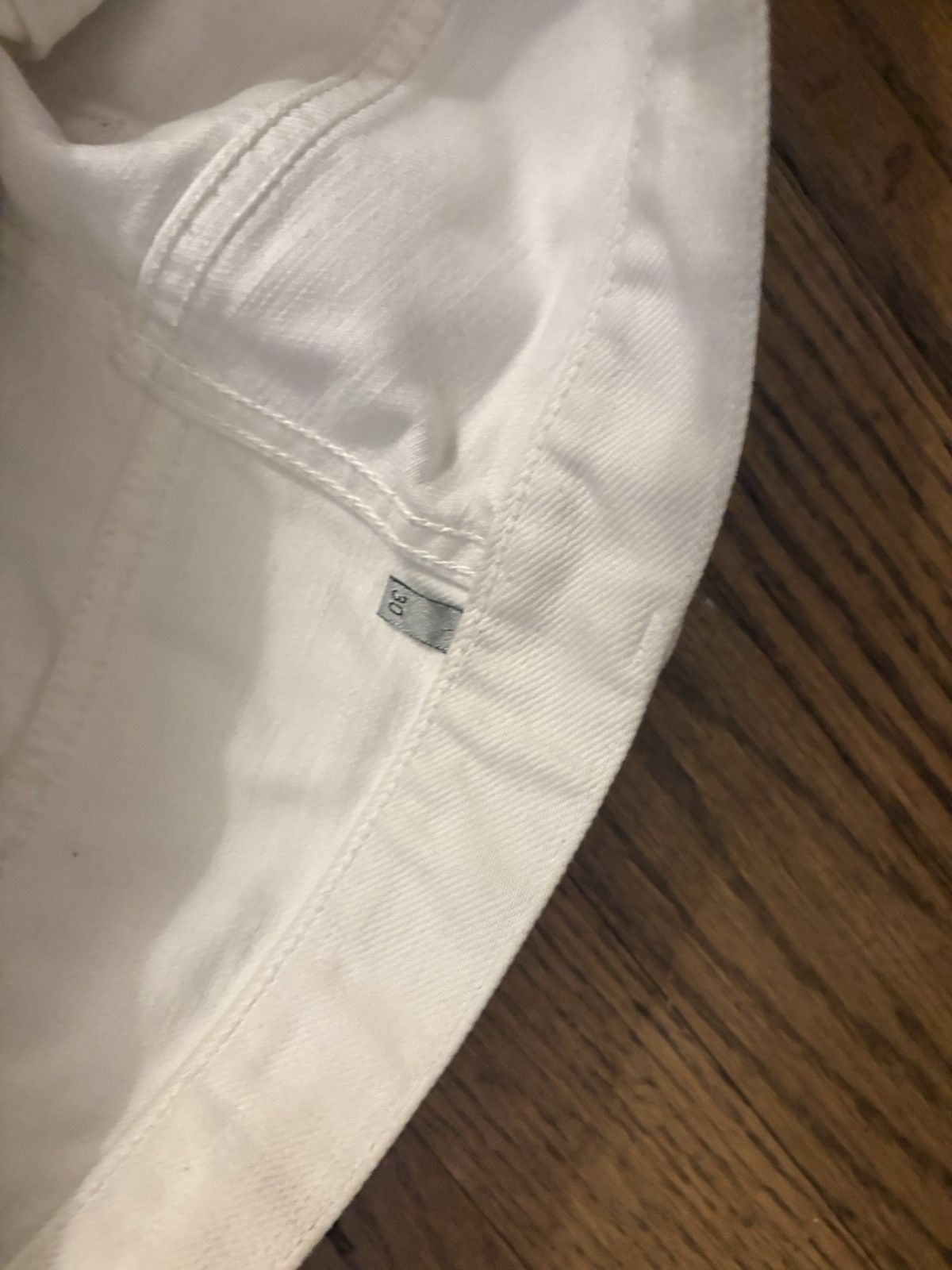 Hedi Slimane DIOR HOMME hedi Slimane 06 white runway jeans Size US 30 / EU 46 - 5 Thumbnail