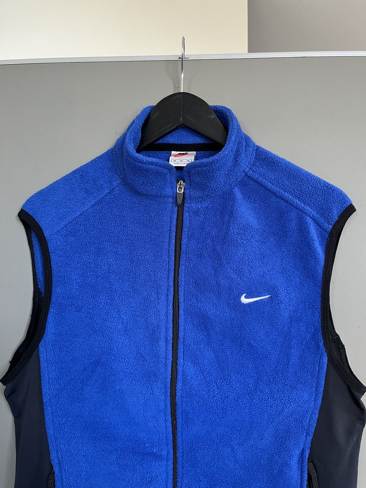 Nike Vintage Nike Fit Fleece Blue Vest Size US M / EU 48-50 / 2 - 3 Thumbnail