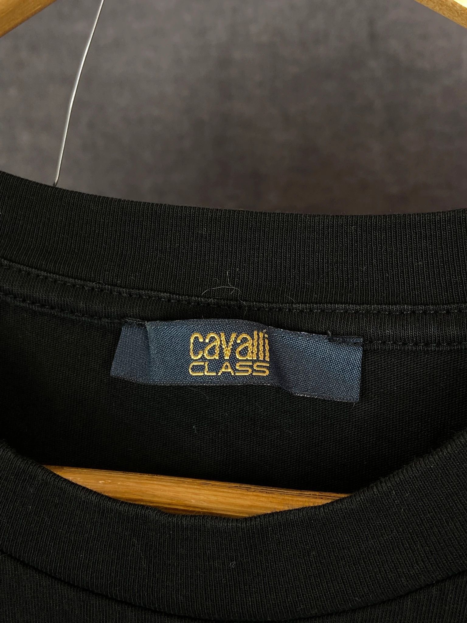 Just Cavalli Cavalli Class Black T-Shirt M Italian Luxury Size US M / EU 48-50 / 2 - 3 Thumbnail