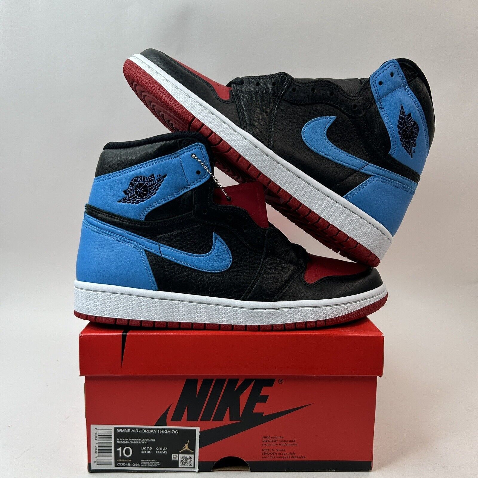 Jordan Retro High Og Jordan Chicago Blue And Red Nike Air Jordan