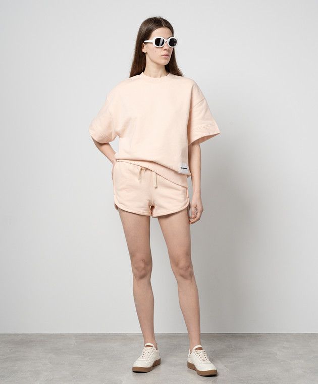 Jil Sander o1y1025 Short in Apricot Size 30" / US 8 / IT 44 - 2 Thumbnail