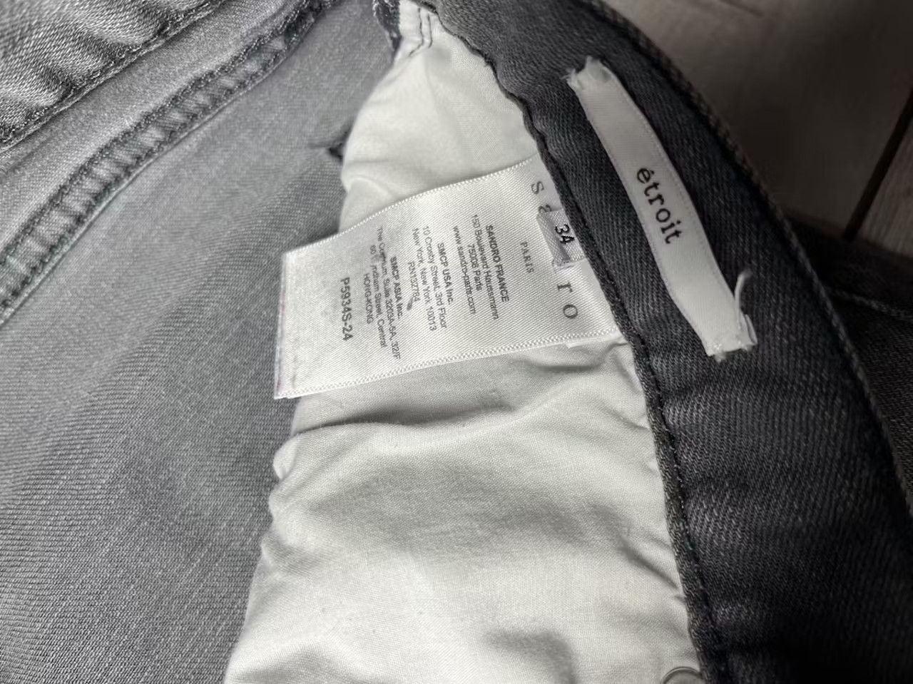Sandro Sandro paris denim jeans size 34 Size US 34 / EU 50 - 4 Thumbnail
