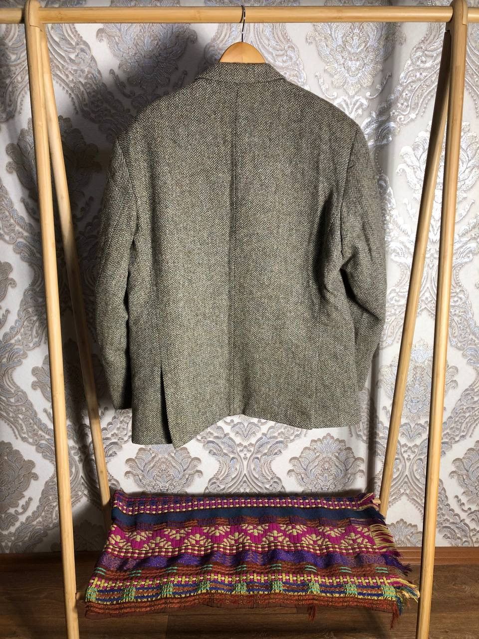 Harris Tweed VINTAGE HARRIS TWEED CLASSIC BLAZER SUIT JAKCET RETRO CASUAL Size 46R - 10 Thumbnail