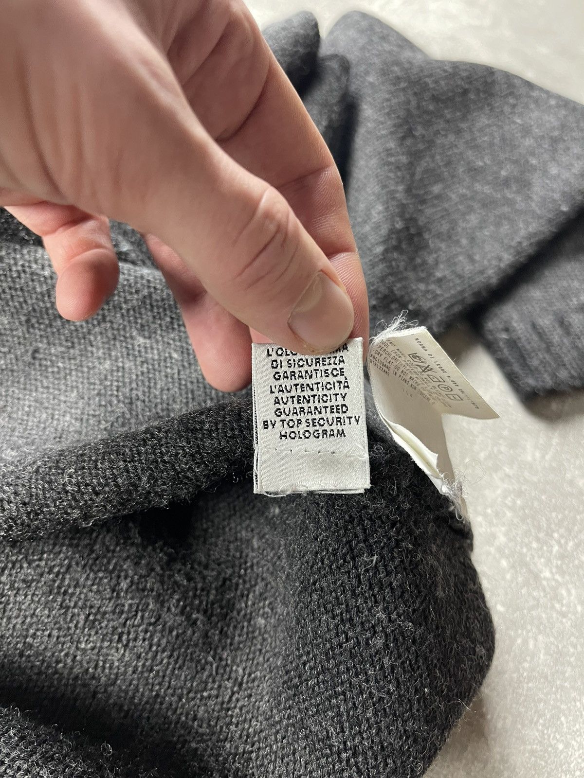 Dolce & Gabbana D&G Dolce & Gabbana 00s Sport Logo Knit Sweater Charcoal Size US L / EU 52-54 / 3 - 13 Thumbnail