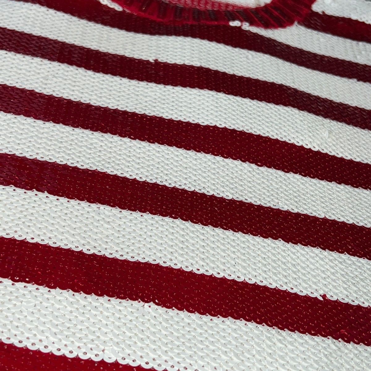 Saint Laurent Paris SAINT LAURENT PARIS 2014 Spring Sequin Striped S/S Knit Size L / US 10 / IT 46 - 3 Thumbnail
