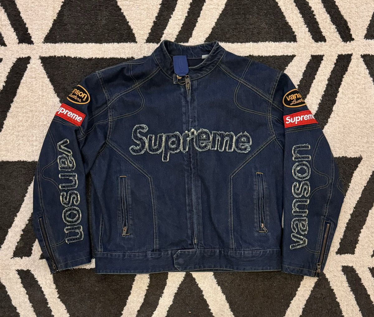 Supreme Supreme®/Vanson Leathers® Cordura® Denim Jacket | Grailed