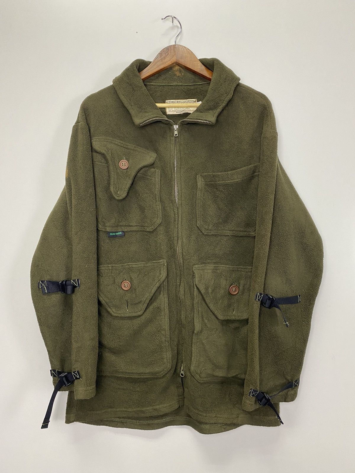 Japanese Brand × Vintage Vintage Fleece Camouflage Harajuku Jacket Size US M / EU 48-50 / 2 - 8 Thumbnail