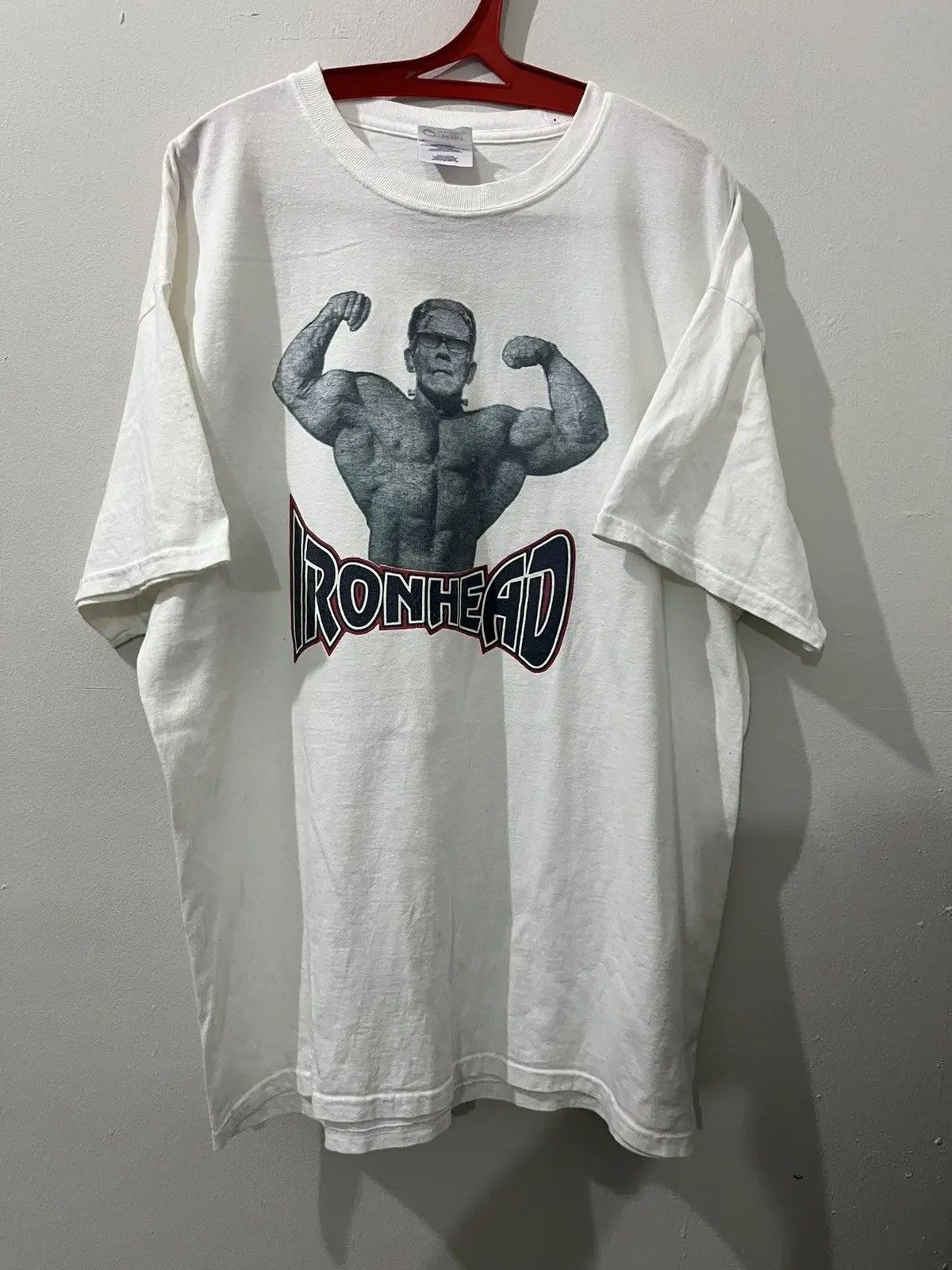Band Tees 💥CRAZYY TRUE Vintage 90s Ironhead Frankeinstein T Shirts Size US XL / EU 56 / 4 - 2 Thumbnail