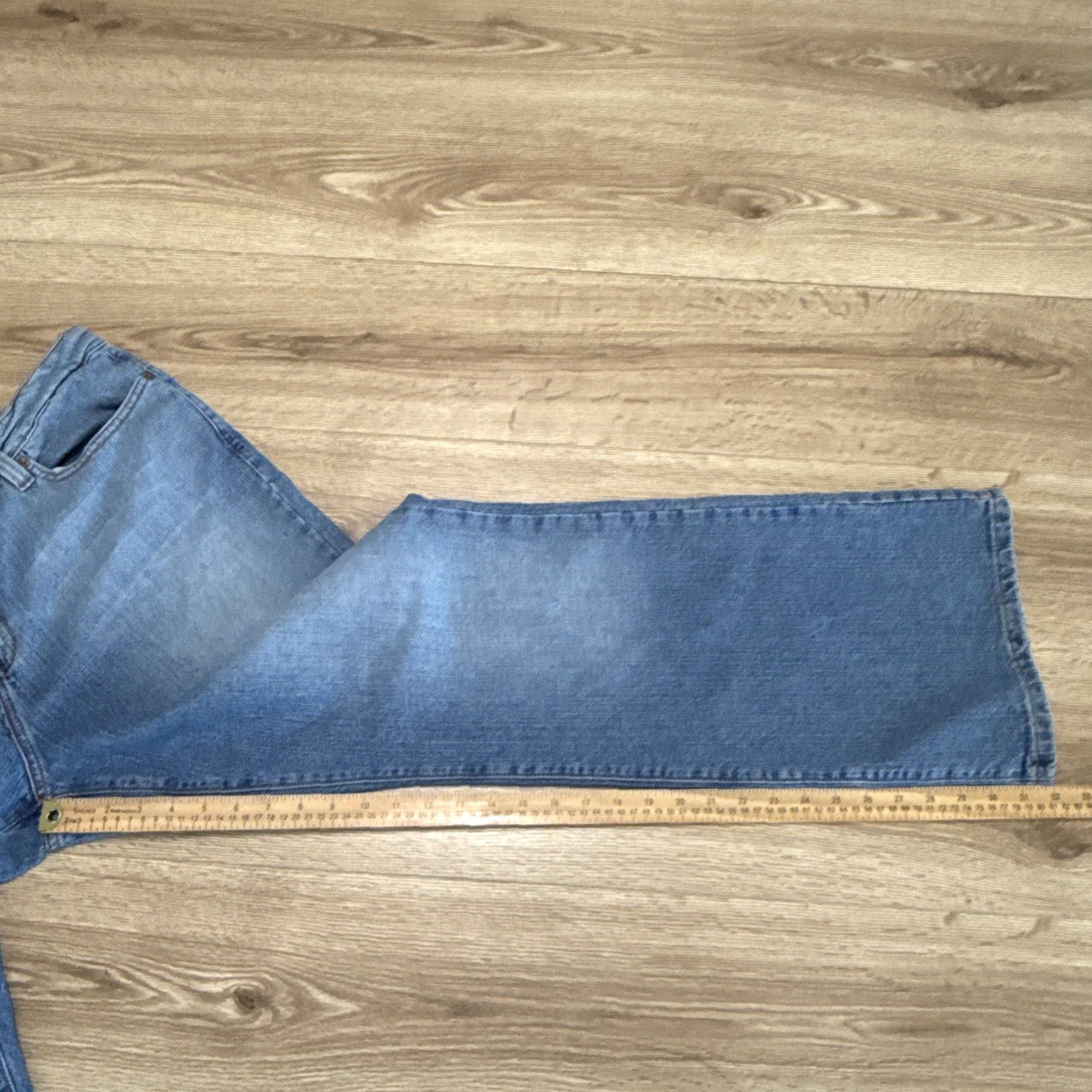 Levi's Levi's 515 Women's Jeans Size 20 Plus High-Rise Blue Denim Bootcut Stretch Pants Size 42" / US 20 - 7 Thumbnail
