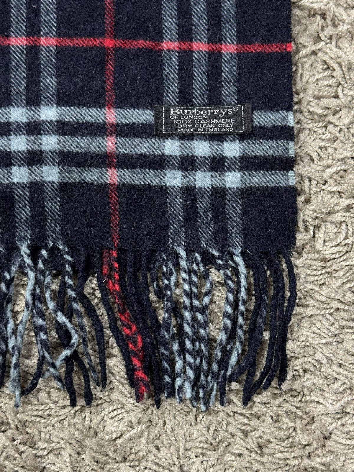 Burberry Vintage wool scarf Burberry’s 90s original luxury item Size ONE SIZE - 2 Thumbnail