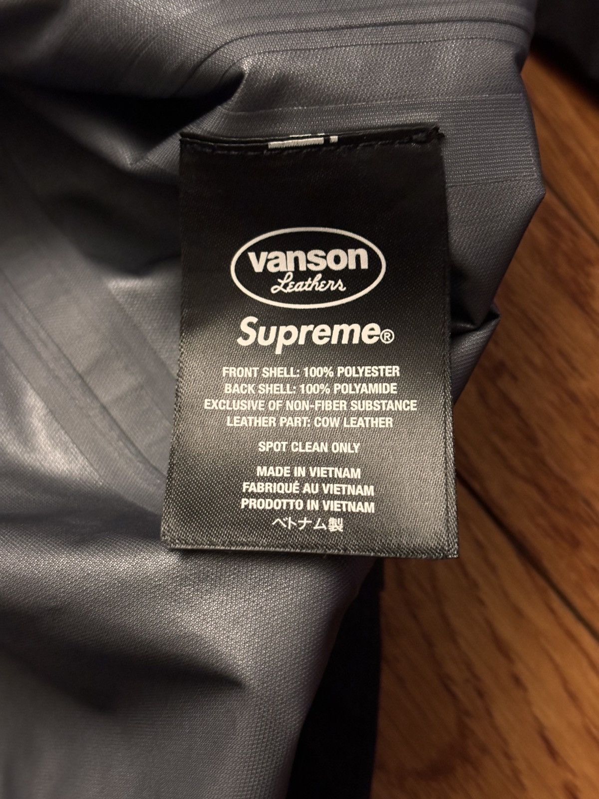Supreme × Vanson Leathers Supreme Vanson Leathers GORE-TEX Shell Jacket Size US XXL / EU 58 / 5 - 4 Thumbnail