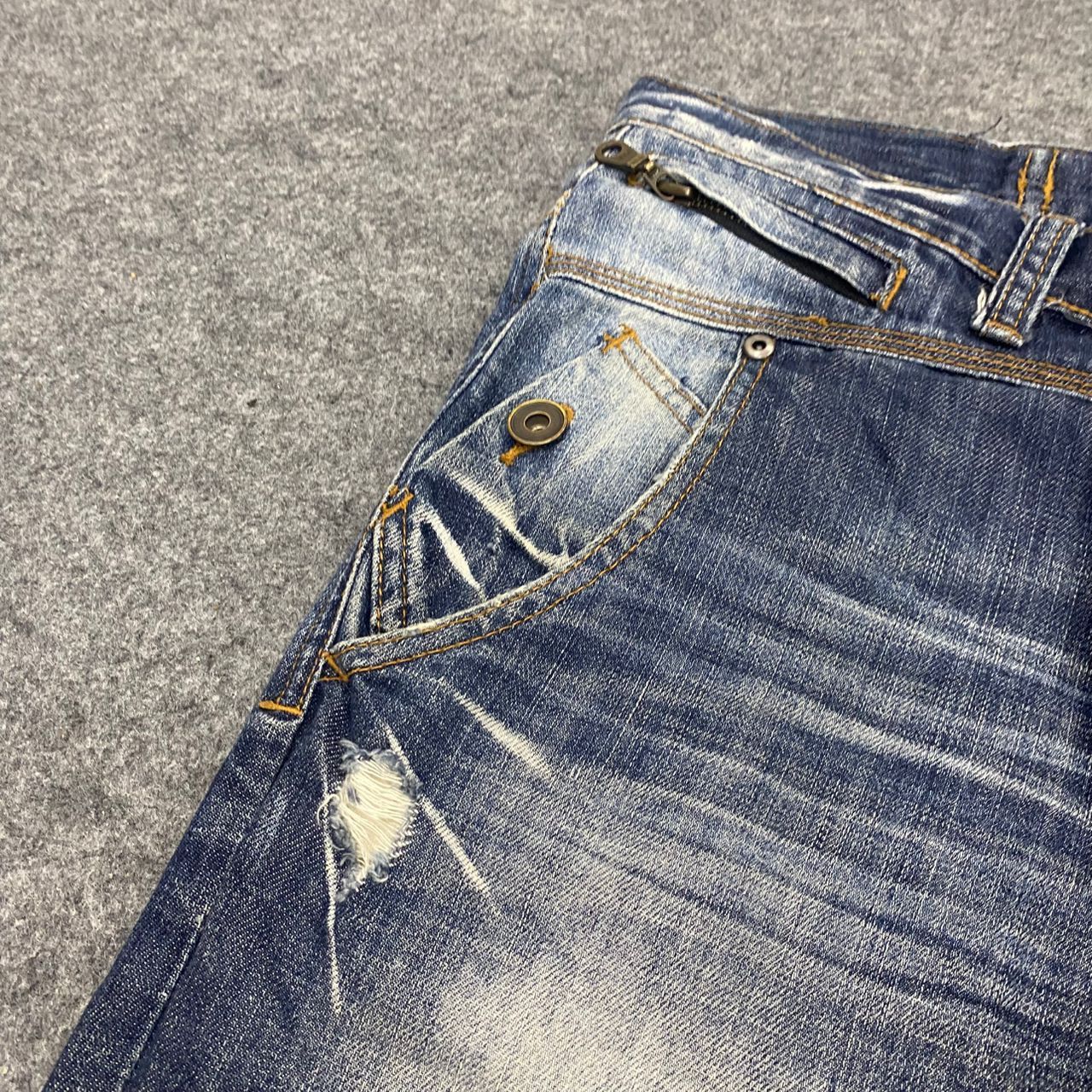 If Six Was Nine 💥Best Offer💥Vintage Japanese Brand Distressed Denim Size US 34 / EU 50 - 10 Thumbnail