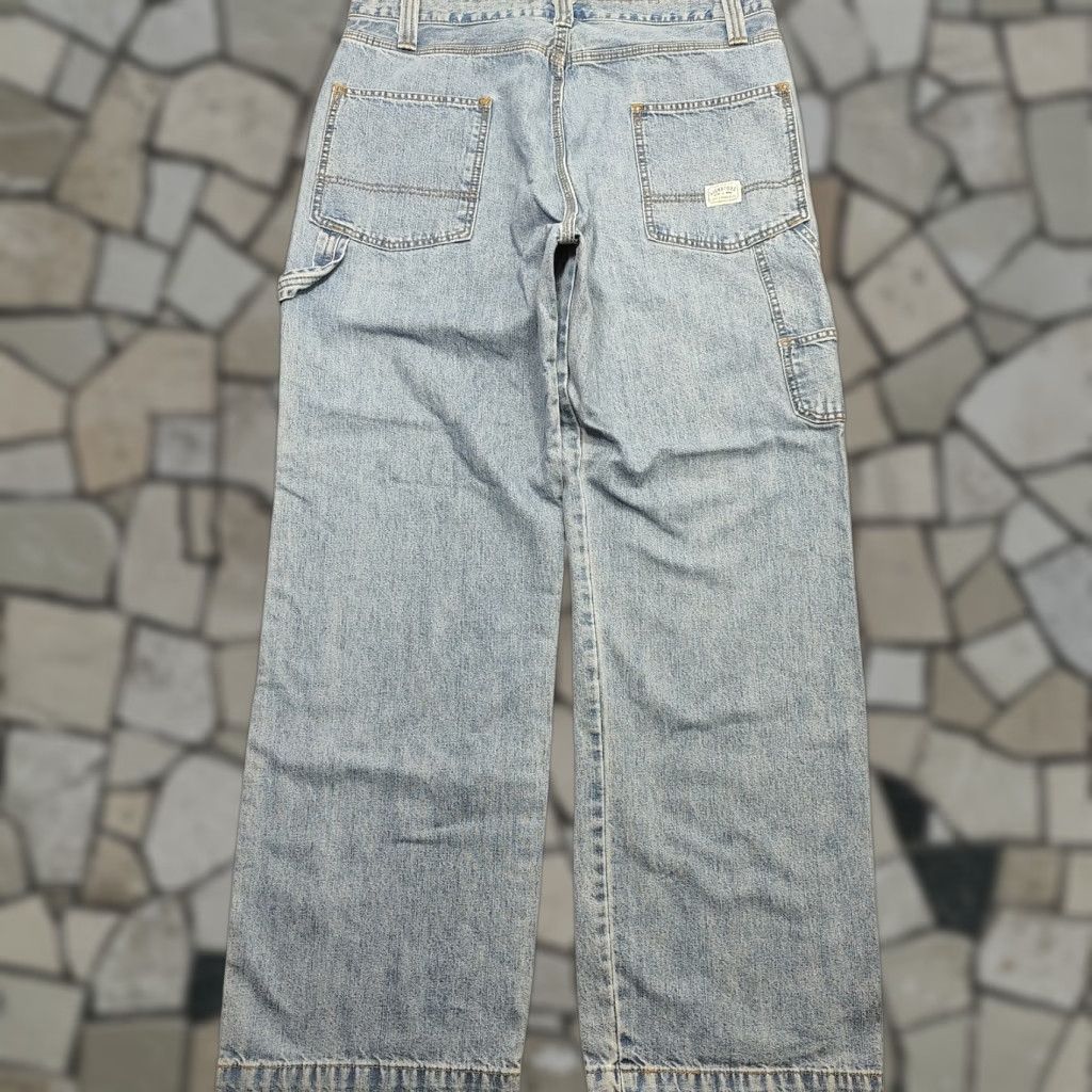 VINTAGE Levi's Signature Carpenter Jeans Mens 36x32 Blue Baggy Relaxed Straight 5-Pocket Denim 90s Grunge Hip Hop