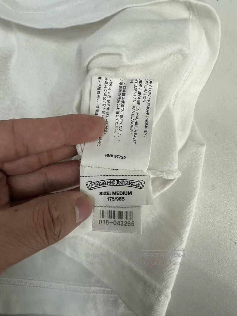 Chrome Hearts CHROME HEARTS Size M White short-sleeve shirt Size US M / EU 48-50 / 2 - 4 Thumbnail
