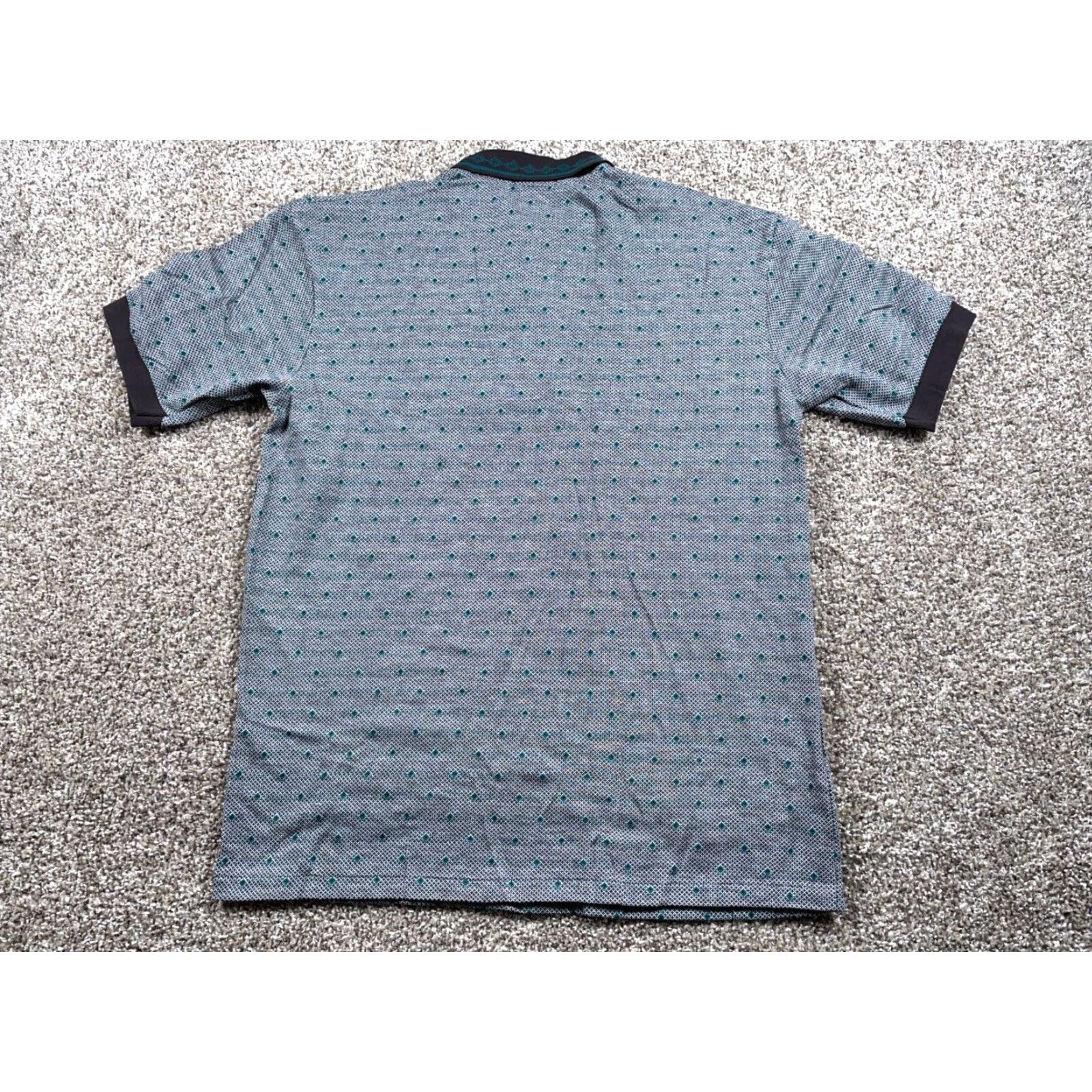 Vintage VINTAGE Bert Pulitzer Polo Shirt Men Short Sleeve XL Green Embroidered 100% Cotton Argyle 90s Retro Size US XL / EU 56 / 4 - 3 Thumbnail