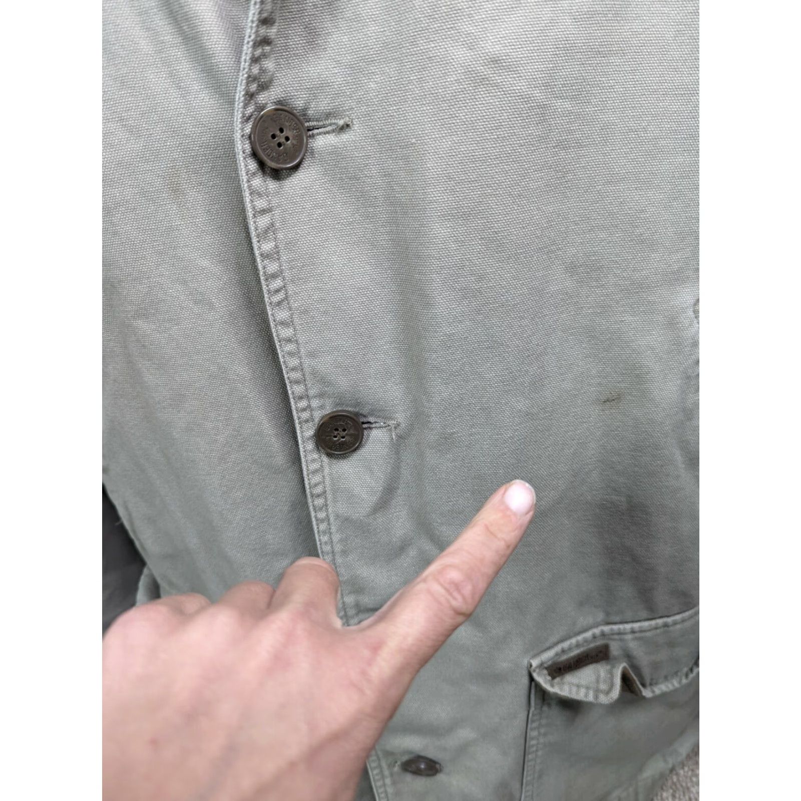 Vintage VINTAGE Gander Mountain Barn Chore Field Hunting Coat Jacket Beith Khaki Brown Large Size US L / EU 52-54 / 3 - 6 Thumbnail