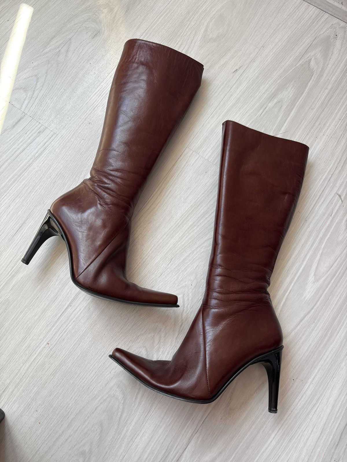 Vintage y2k leather boots Size US 6.5 / IT 36.5 - 15 Thumbnail