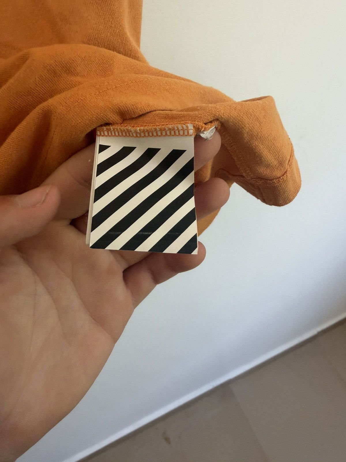 Off-White Off White Orange Tape Arrow TEE Size US XS / EU 42 / 0 - 6 Thumbnail