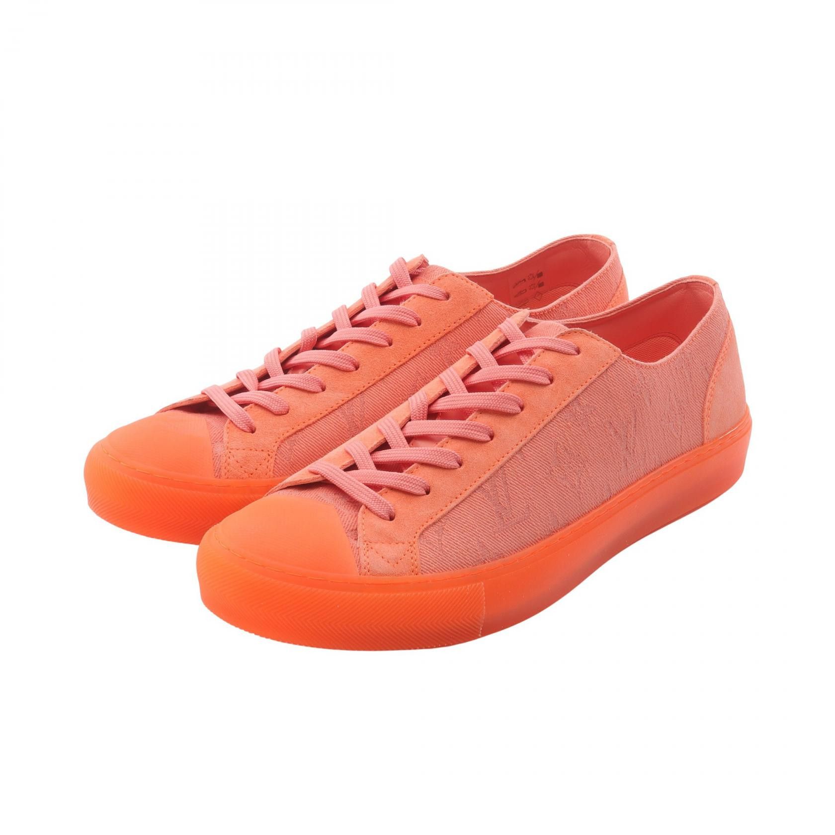 Louis Vuitton Louis Vuitton Tattoo Line Monogram Suede Sneakers Canvas Shoes DUTY FREE for USA